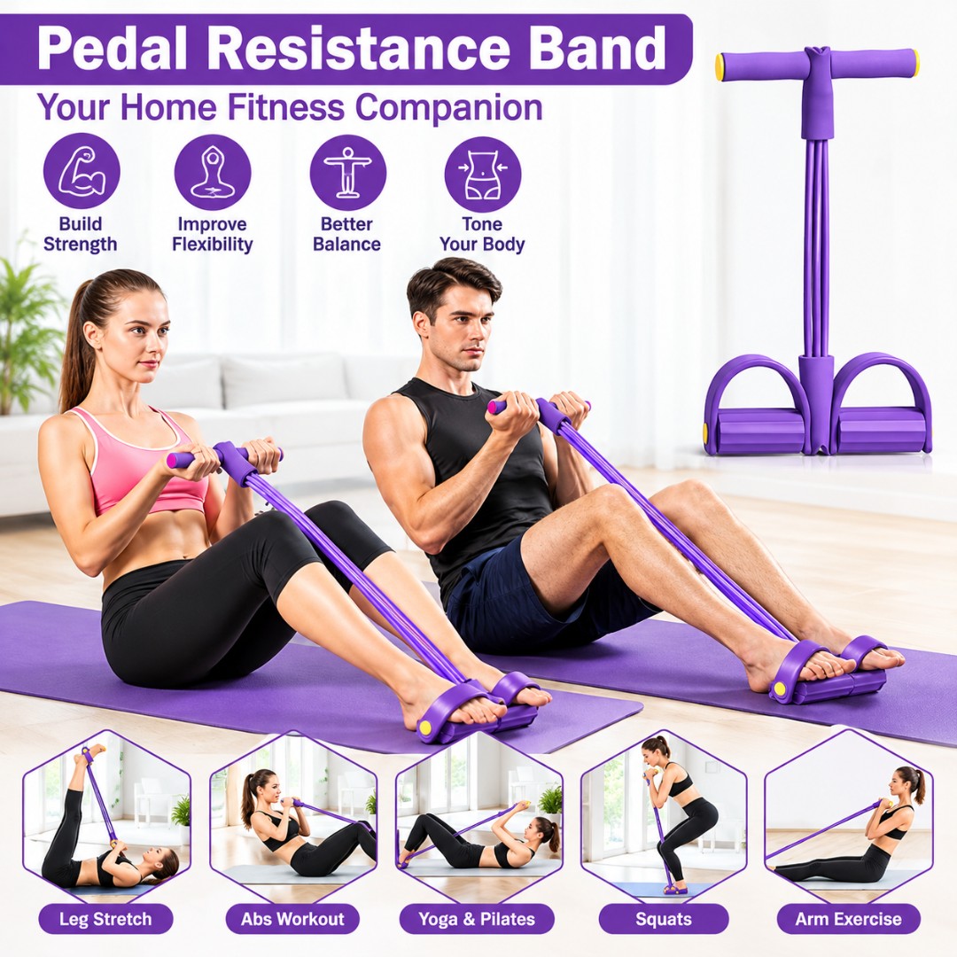 Yoga Pedal Puller Resistance Band Fitness Equipment