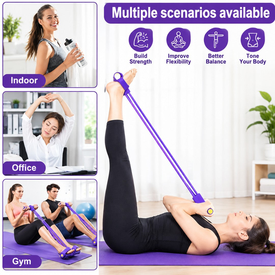 Yoga Pedal Puller Resistance Band Fitness Equipment